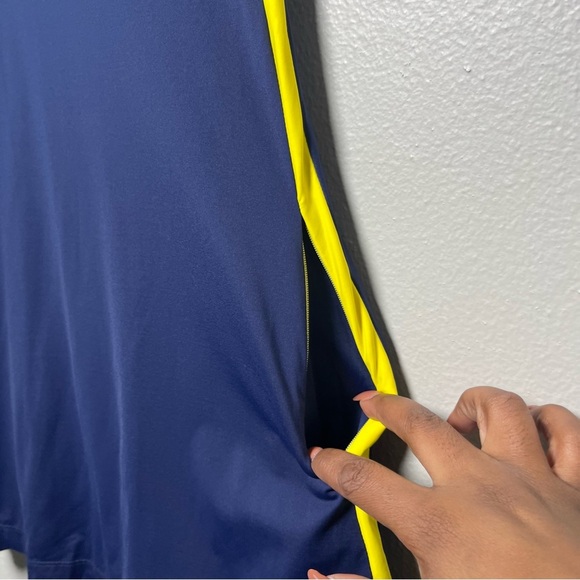 Kinona Women Dress XS Blue Pin High Golf Performance Italian Fabric Nylon Pocket - Picture 8 of 10